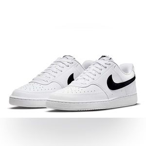 Women’s Nike court vision low next nature sneaker, white, size 8.5